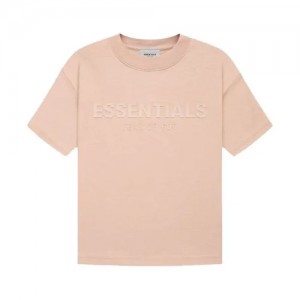 Camiseta Essentials Fear of God Rosas | 09NKOTYAQ