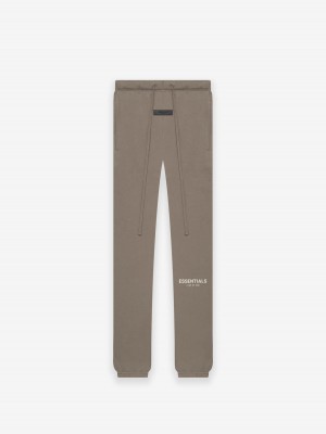 Pantalon Deportivo Essentials Fear of God Marrones | 73KWMAEYN