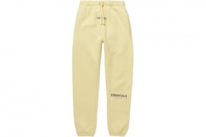 Pantalon Deportivo Essentials Fear of God Mr. Porter Creme | 57TUOSZPA