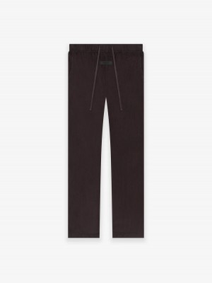 Pantalon Deportivo Essentials Relaxed Corduroy Mujer Marrones | 35CWVYSQH