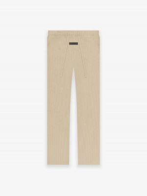 Pantalon Deportivo Essentials Relaxed Trouser Sand | 07EADLCSH