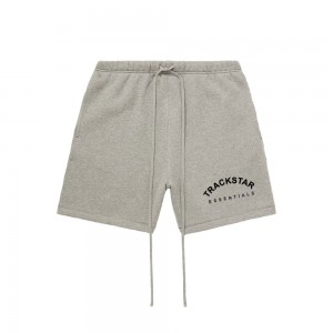 Short Essentials Trackstar Algodon Gray | 23IADMGPX