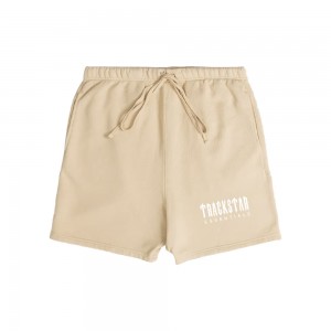 Short Essentials Trackstar Beige/White | 39EPLAZXK