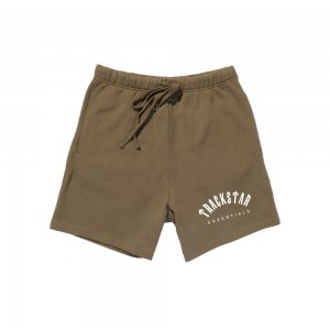 Short Essentials Trackstar London Relaxed Marrones Oscuro | 58TNDRMLJ