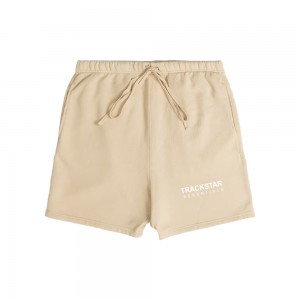 Short Essentials Trackstar Moda Beige | 93CFNMKSE