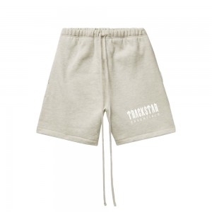 Short Essentials Trackstar Premium Grey/White | 20XICHALE