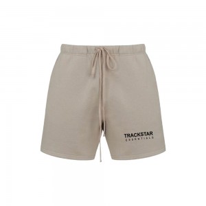 Short Essentials Trackstar Premium Reflective Marrones | 47RUXNTQW