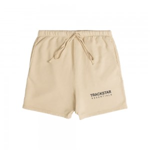 Short Essentials Trackstar Sweat Beige/Black | 39FNIWPTC