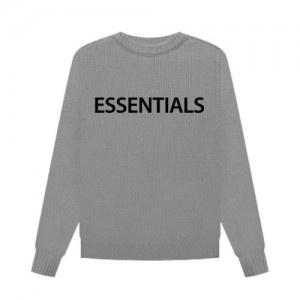 Sudadera Essentials Fear Of God Overlapped Gray | 42SDXLHZR