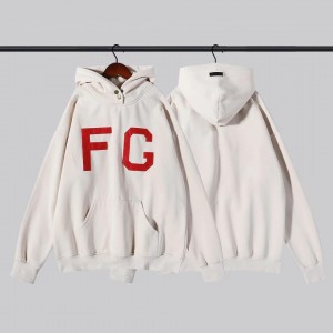 Sudadera con Capucha Essentials FG Blancas | 68CXGAOEN