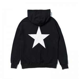 Sudadera con Capucha Essentials Fear Of God Star Negras | 47CRPEIMA