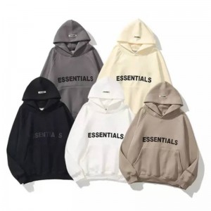 Sudadera con Capucha Essentials Fear of God Gris | 60KJOUQZY