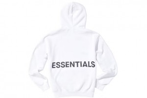 Sudadera con Capucha Essentials Fear of God Estampadas Pullover Blancas | 28VRLEZWC