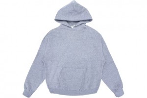 Sudadera con Capucha Essentials Fear of God Estampadas Pullver Gris | 18BXRWTCG