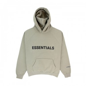 Sudadera con Capucha Essentials Fear of God MOS Gris | 52ZCFQSGL