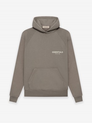 Sudadera con Capucha Essentials Fear of God Gray | 74JREPYWM