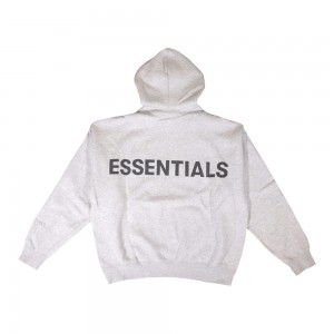 Sudadera con Capucha Essentials Fear of God 3M Logo Pullover Gris | 35DQWBRMY