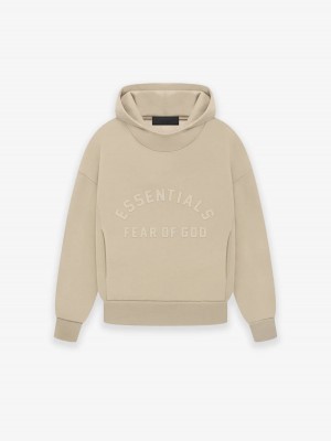 Sudadera con Capucha Essentials Niños Beige | 01IJBHUOF