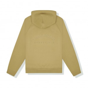 Sudadera con Capucha Essentials Trackstar Estampadas Verde Oliva | 45JULWPOM