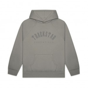 Sudadera con Capucha Essentials Trackstar Gatti Gray | 87URAWVGO