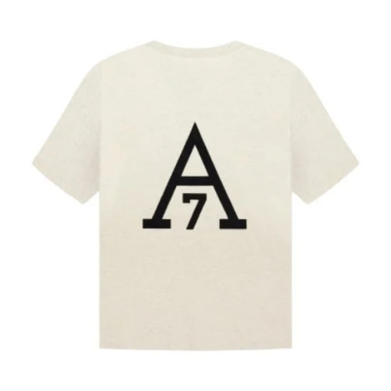 Camiseta Essentials Fear of God American All Stars Blancas | 08THCRAGB