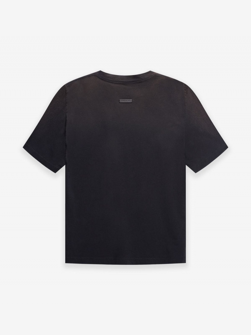 Camiseta Essentials Fear of God Baseball Tees Negras | 63IHQYVBJ