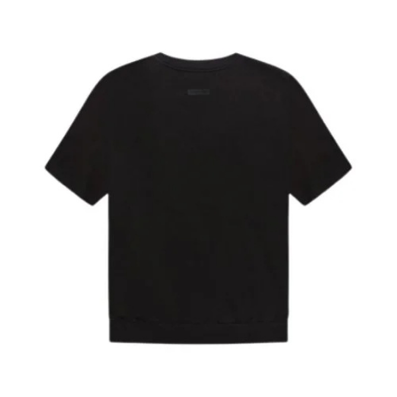 Camiseta Essentials Fear of God Grays Negras | 63XMSRJLH