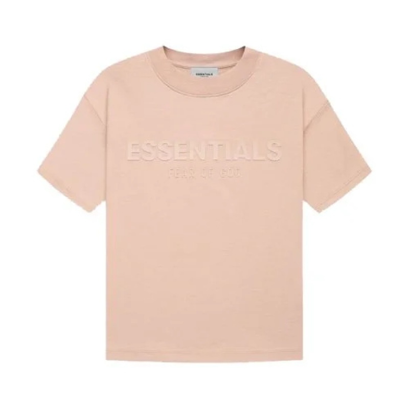 Camiseta Essentials Fear of God Rosas | 09NKOTYAQ