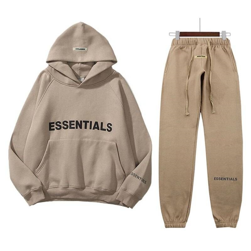 Chandals Essentials Fear of God Oversized Beige | 69ROZJDTM