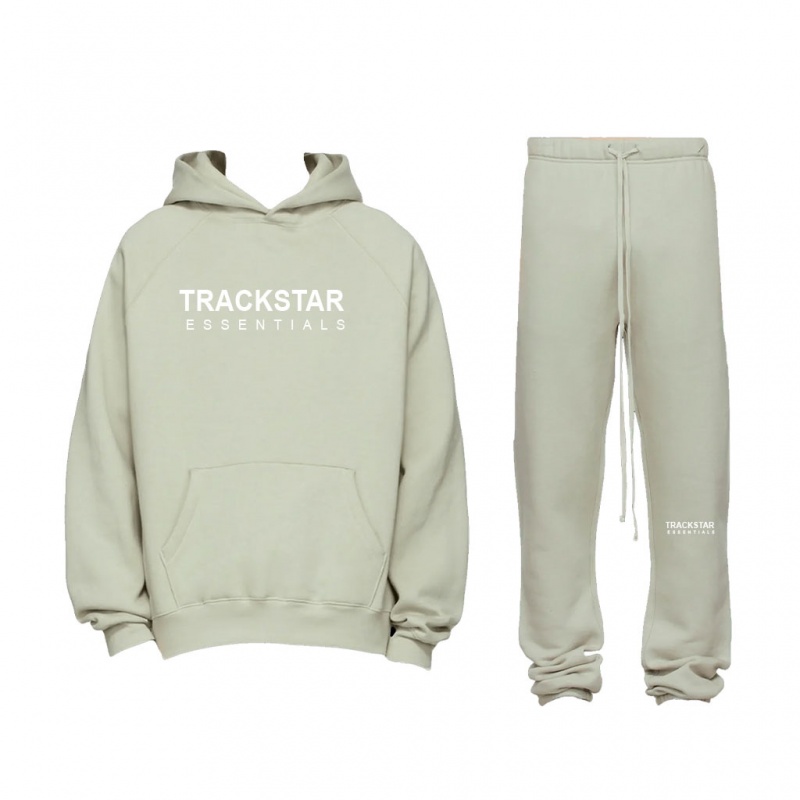 Chandals Essentials Trackstar Logo Print Sage | 25IOEBUYM