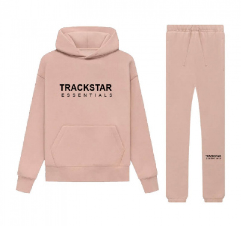 Chandals Essentials Trackstar Oversized Rosas | 04UBKJIYM