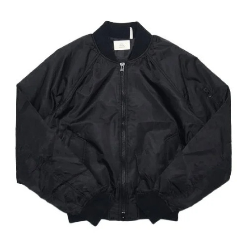 Chaquetas Essentials Fear of God FOG Bomber Negras | 41MBORZAK