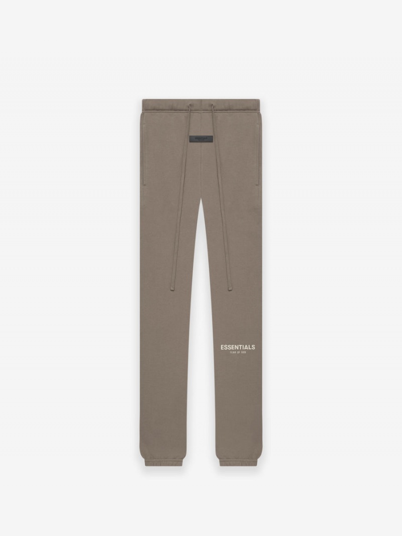 Pantalon Deportivo Essentials Fear of God Marrones | 73KWMAEYN