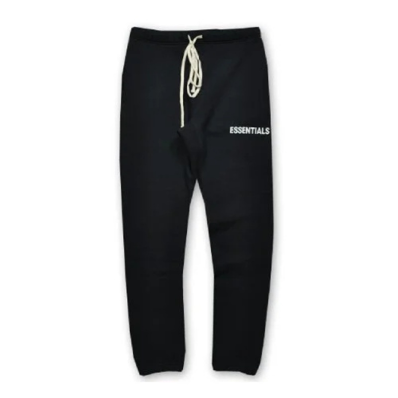 Pantalon Deportivo Essentials Fear of God Essentials Estampadas Negras | 26RVDITPW