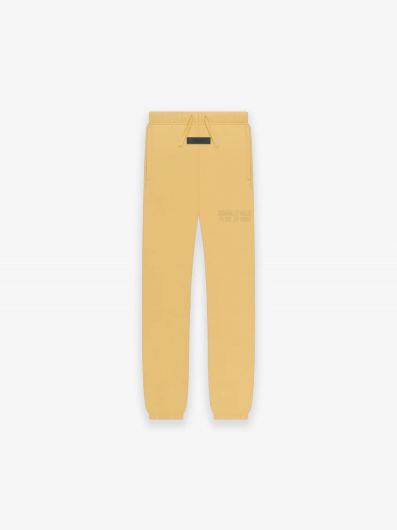 Pantalon Deportivo Essentials Light Tuscan Niños Amarillo | 90ASDHVIM