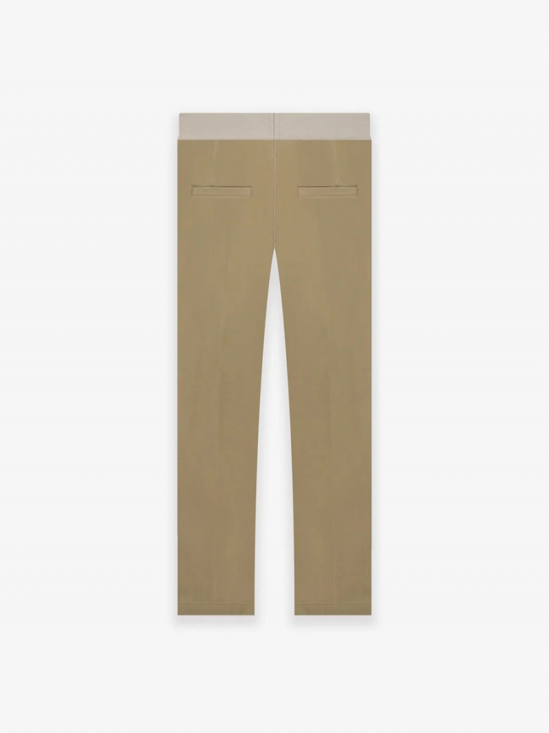 Pantalon Deportivo Essentials Relaxed Mujer Oak | 15KIETPRY