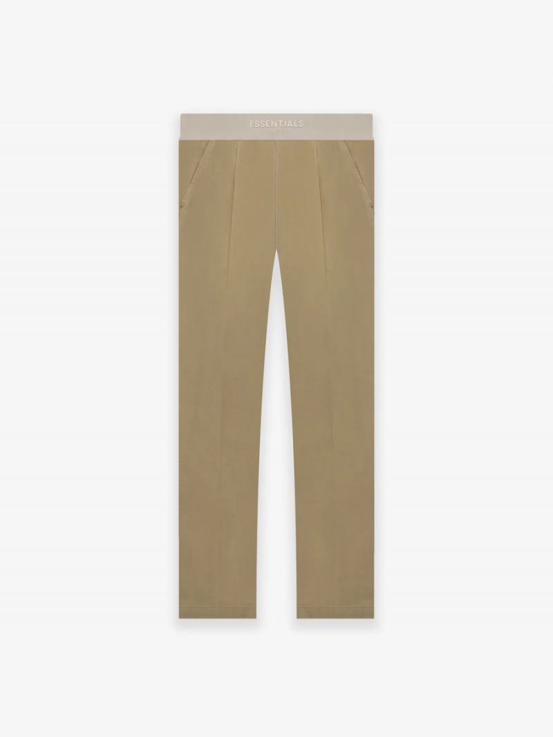 Pantalon Deportivo Essentials Relaxed Mujer Oak | 15KIETPRY