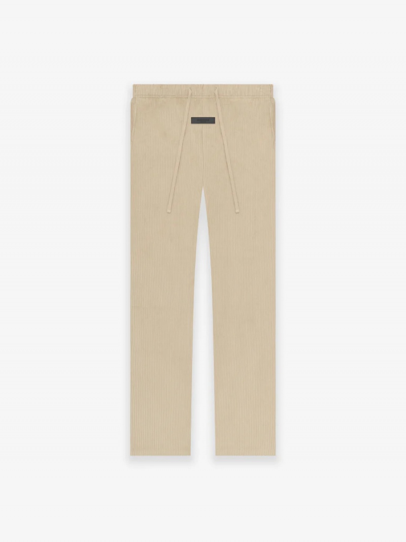 Pantalon Deportivo Essentials Relaxed Trouser Sand | 07EADLCSH