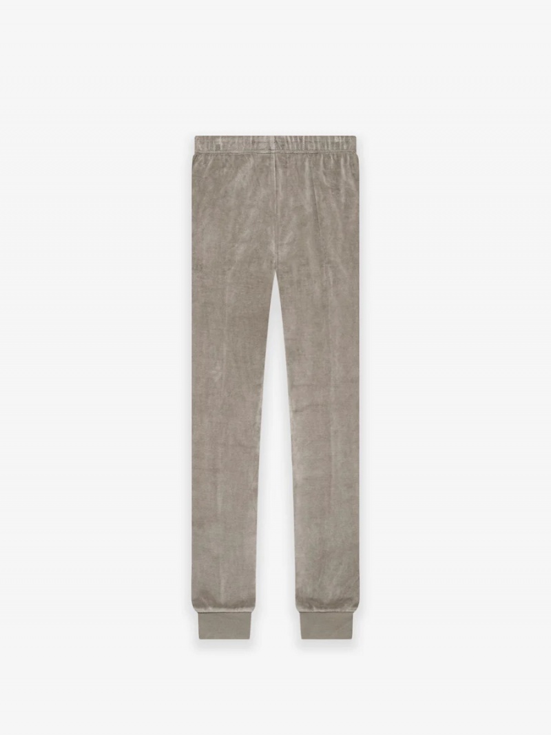 Pantalon Deportivo Essentials Velour Mujer Desert Taupe | 01JETIPMA