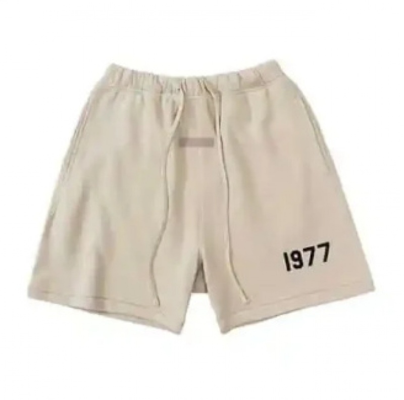 Short Essentials 8th Colección 1977 Flocking Letter Beige | 85XHUGLTC