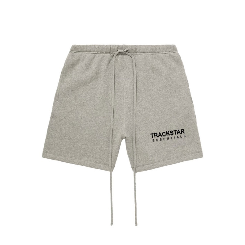 Short Essentials Trackstar Logo-Tab Acanalado Woven Gray | 19JXGHOSF