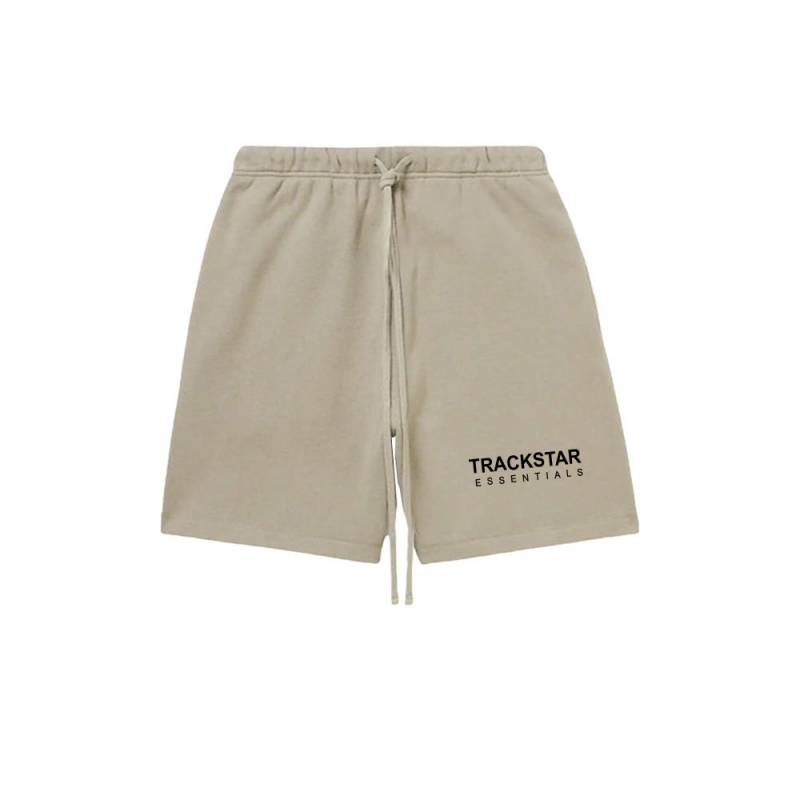 Short Essentials Trackstar London Black Logo Lounge Marrones | 96WQYFRTX