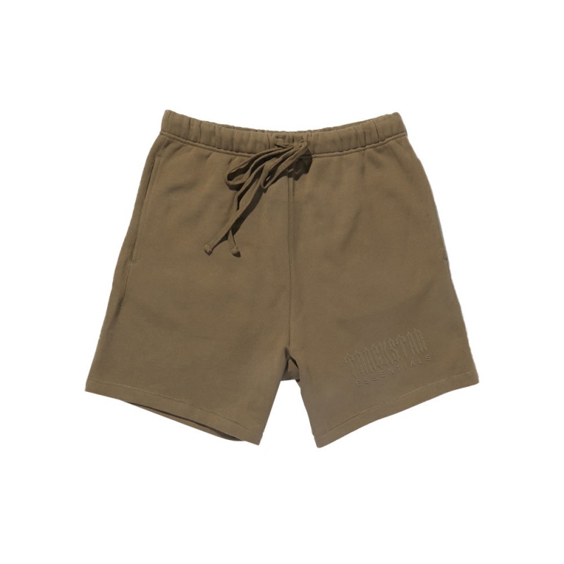 Short Essentials Trackstar London Premium Marrones Oscuro | 56MYBNCSZ