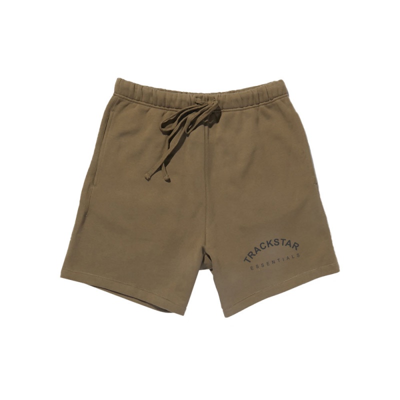 Short Essentials Trackstar Relaxed Marrones Oscuro | 91FYMDBPQ