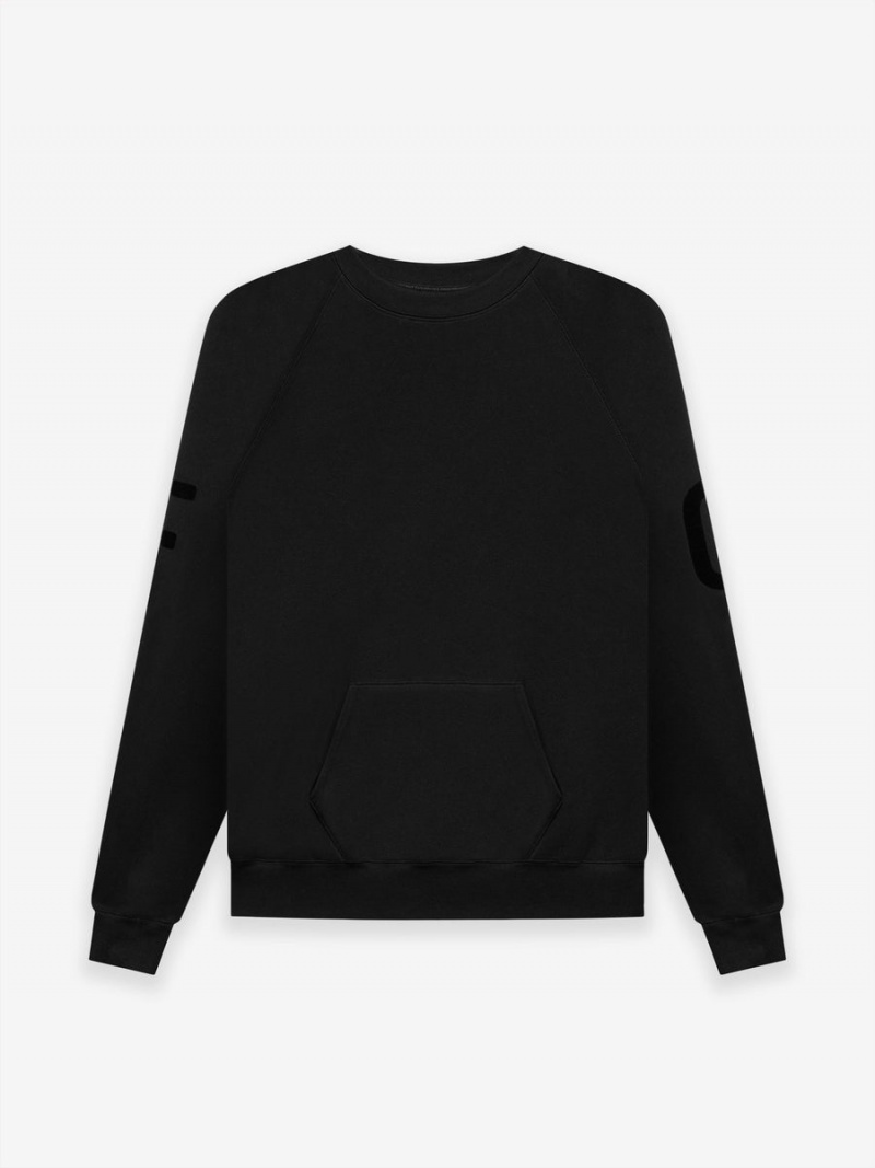 Sudadera Essentials Fear of God Crewneck Negras | 16ZNMDOIX