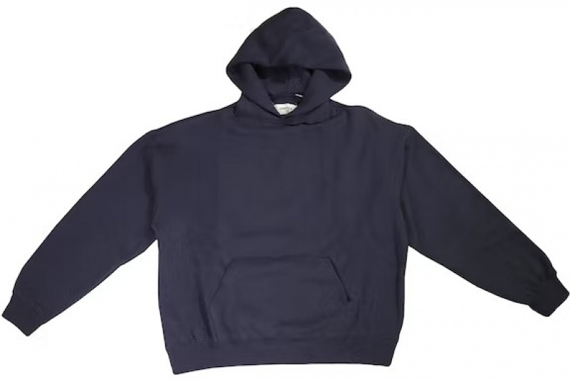 Sudadera con Capucha Essentials Fear of God Estampadas Pullover Azul Marino | 53NLXROGC