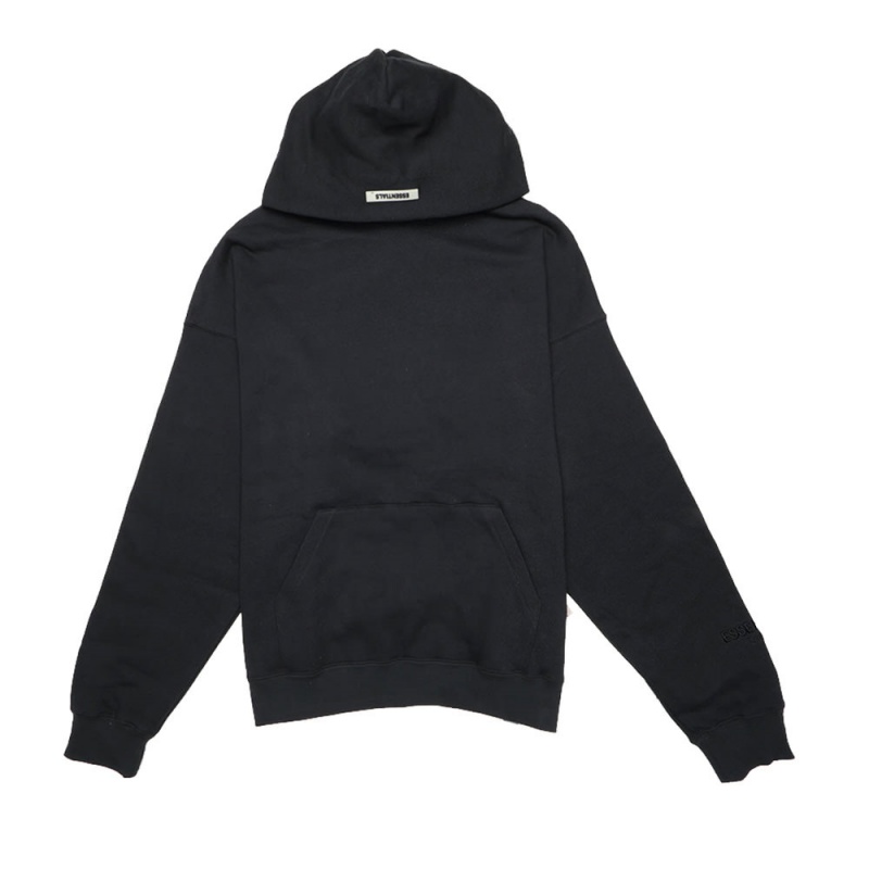 Sudadera con Capucha Essentials Fear of God 3M Logo Pullover Negras | 73JPMRGTF