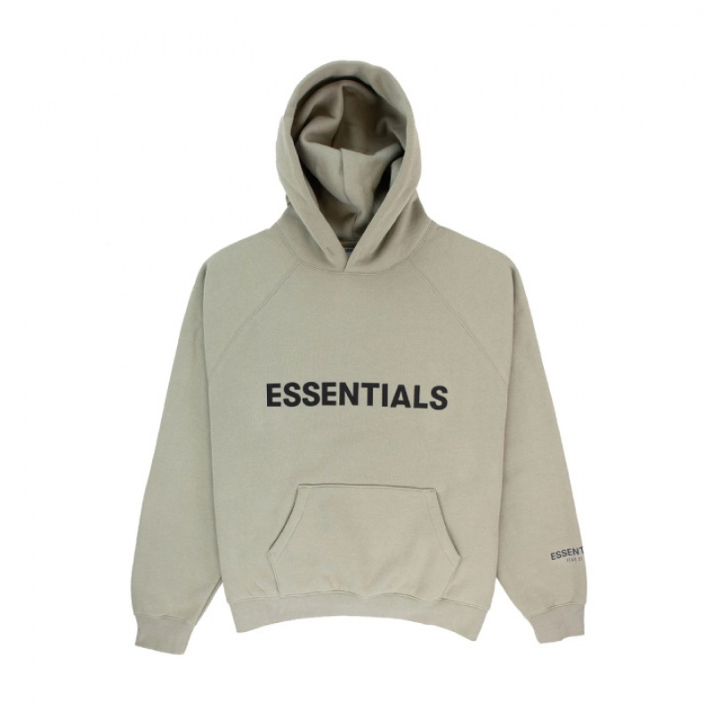 Sudadera con Capucha Essentials Fear of God MOS Gris | 52ZCFQSGL