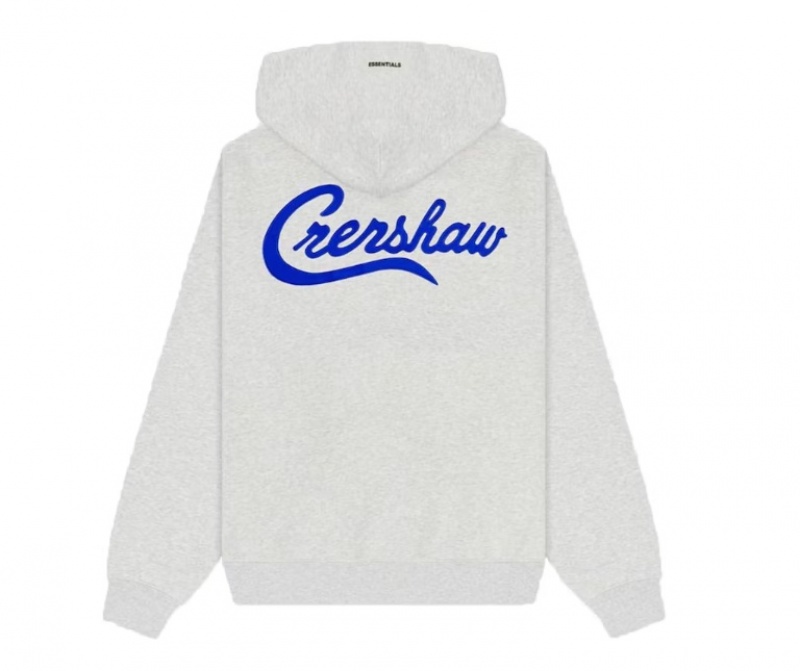 Sudadera con Capucha Essentials Fear of God x TMC Crenshaw Gris | 24HASLUFP