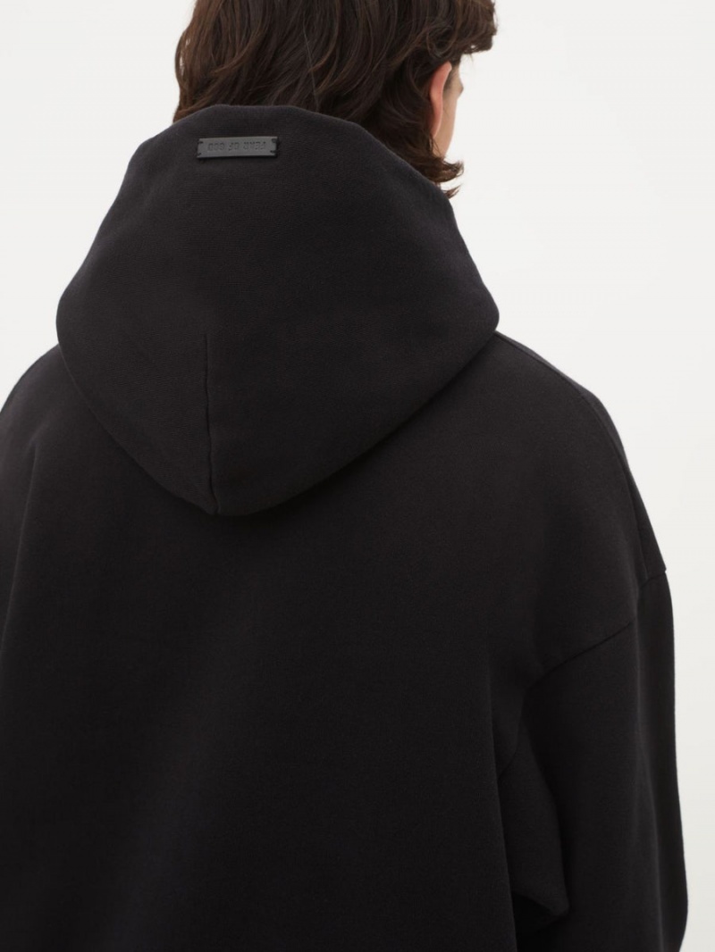 Sudadera con Capucha Essentials Fear of God Baseball Negras | 29XFGCZNT